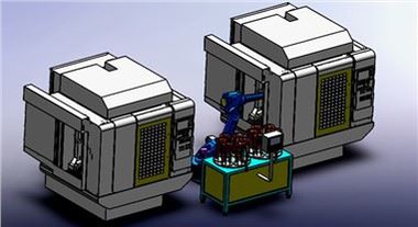 RBR616 Robot Tending Machine